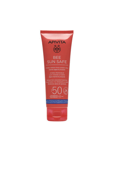 Apivita Bee Sun Safe Hydra Fresh Gesichts- Und Körpermilch Lsf 50 100 ml