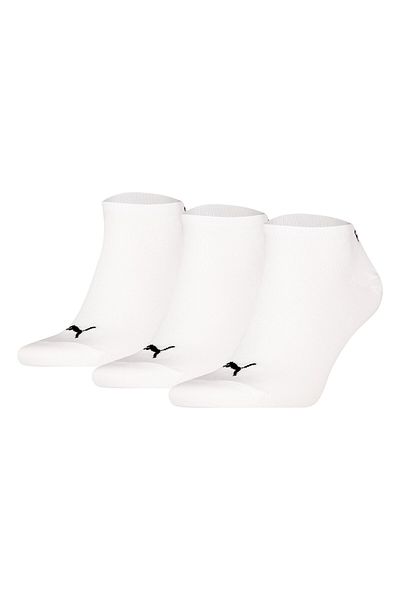 Puma Unisex Sneakersocken, 3er Pack - Sneaker Plain 3P, Logo, einfarbig