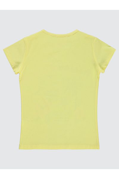 Civil Girls Yellow Girl T-Shirt, 6-9 Years Range