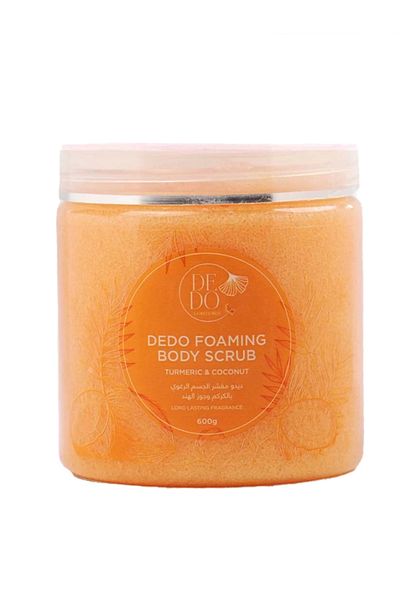 dedo Dido Coconut & Turmeric Foaming Sugar Scrub 600g