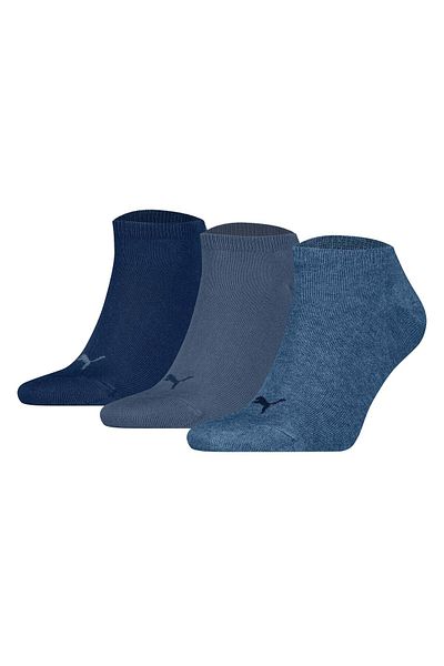 Puma Unisex Sneakersocken, 3er Pack - Sneaker Plain 3P, Logo, einfarbig