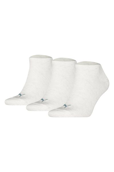 Puma Unisex Sneakersocken, 3er Pack - Sneaker Plain 3P, Logo, einfarbig