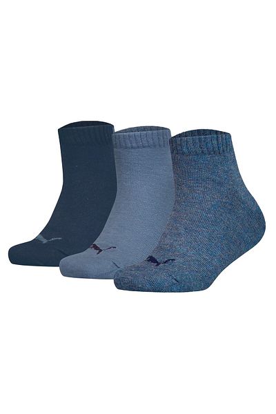 Puma Kinder Quarter Socken, 3er Pack - Plain Quarter 3P, Logos, einfarbig