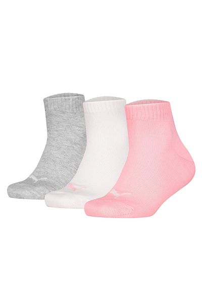 Puma Kinder Quarter Socken, 3er Pack - Plain Quarter 3P, Logos, einfarbig
