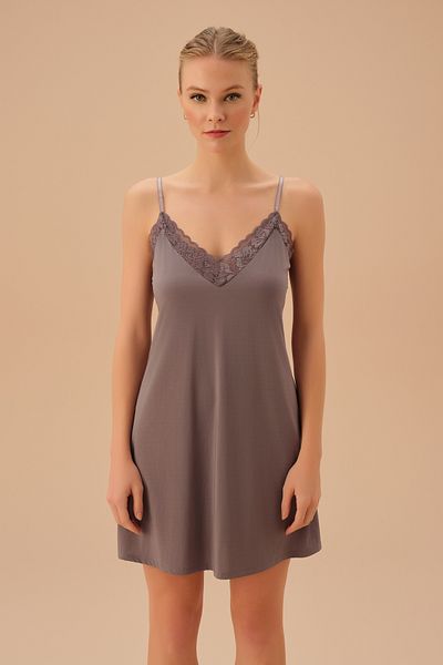 SUWEN Swan Short Nightgown