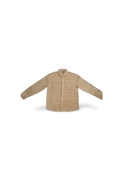 Smymoda Unisex Twist Shirt Wide Fit Pocket Detailed