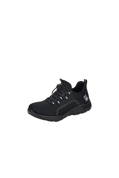 Rieker Sportliche Slipper für Damen in schwarz