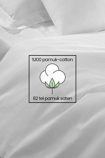 Messido 100% Cotton Satin Printed Park Bed Duvet Cover Set 70X120 cm - Msd108