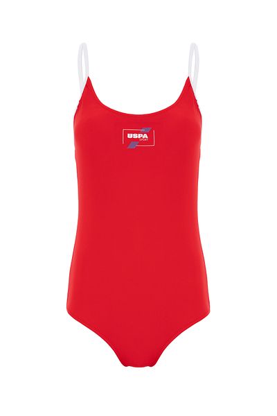 U.S. Polo Assn. Women's Red Swimsuit 50283683 -Vr030