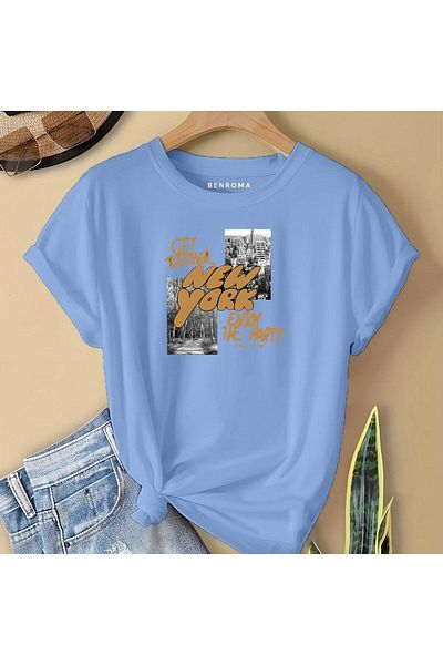 BENROMA 1 tricou este un cadou pentru achiziții de 6 și mai sus în coș - Tricou pentru copii cu imprimeu New York