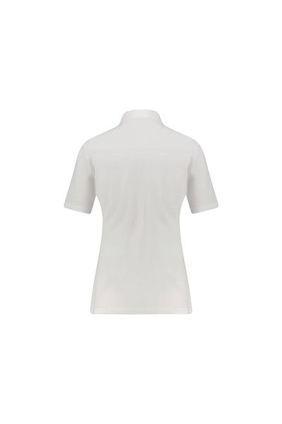 MAERZ Muenchen Polokošile langarm für Damen in weiß