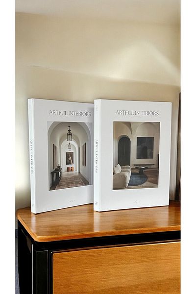 HOME DEKORİSTA Set of 2 Decorative Book Boxes, Artful Interiors, Decorative Box, Book Box