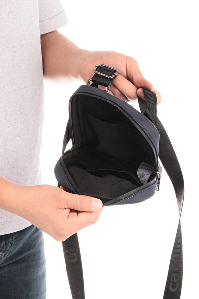 Pierre Cardin 01PC002011 Синя водостійка сумка-поштова та сумка через плече - з ременем