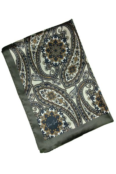 mim eşarp Σάλι Jan Jan με έθνικ σχέδιο Sina Silk 75x190 cm
