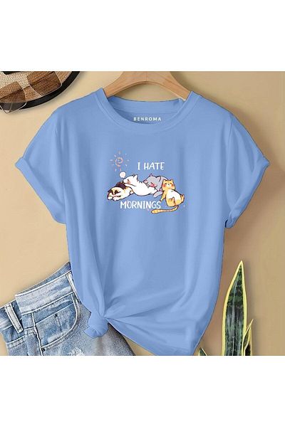 BENROMA 1 tricou este un cadou pentru achiziții de 6 și mai sus în coș - Tricou pentru copii cu imprimeu I Have Cat