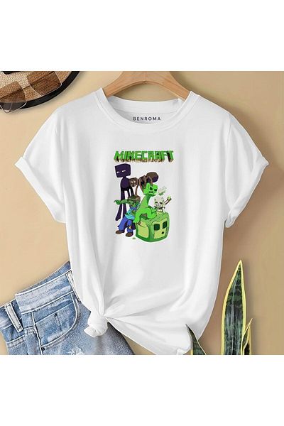 BENROMA 1 tricou este un cadou pentru achiziții de 6 și mai sus în coș - tricou pentru copii imprimat cu personaje de desene animate