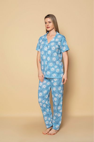 Sude HOMEWEAR Cămașă FEMEI CU Mânecă Scurtă Imprimat Pijama CURR