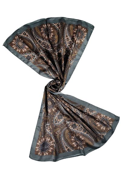 mim eşarp Σάλι Jan Jan με έθνικ σχέδιο Sina Silk 75x190 cm
