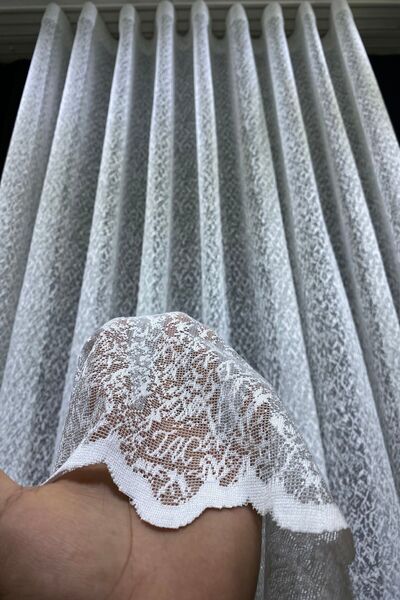farbateks Modern Knitted Tulle Curtain - S Pleat Illusion Es Tulle