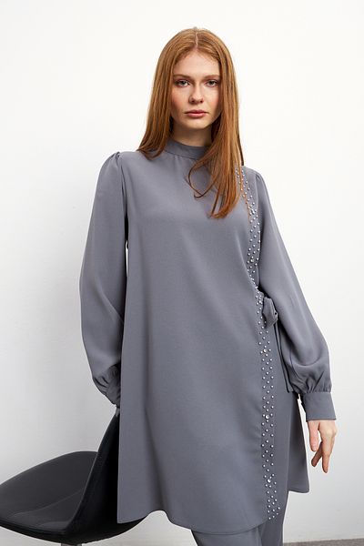 VAVİNOR Eliza Grip Tunic-Pants Set