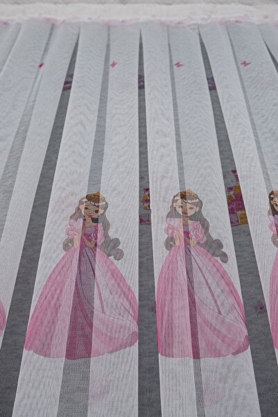 farbateks Πολύχρωμο Παιδικό Δωμάτιο - Μοντέλο Princess, 3-στρώσεις πλισέ κουρτίνα από τούλι