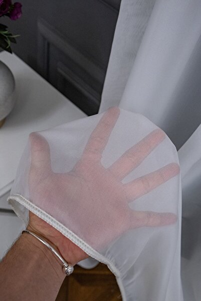 Brillant Crop Pattern Style 3 Layers Pleated Simple Stylish Fashion Design Tulle Curtain