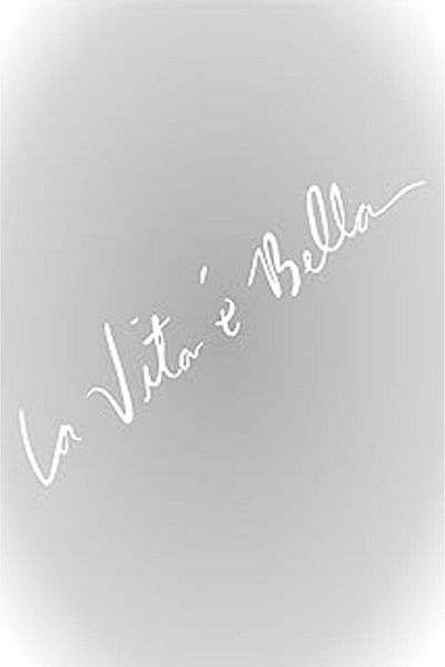 Mu Art Ahşap Quart Accessory Life Is Beautiful La Vita E Bella Car Sticker Auto Windshield Sticker 20 X 4 cm White