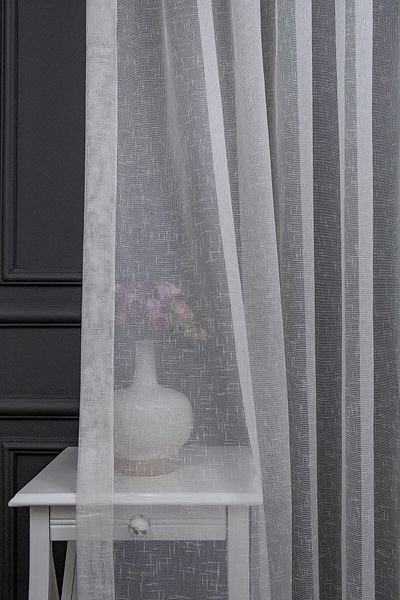 Brillant Form Pattern Style 3 Layers Pleated Simple Stylish Fashion Design Tulle Curtain