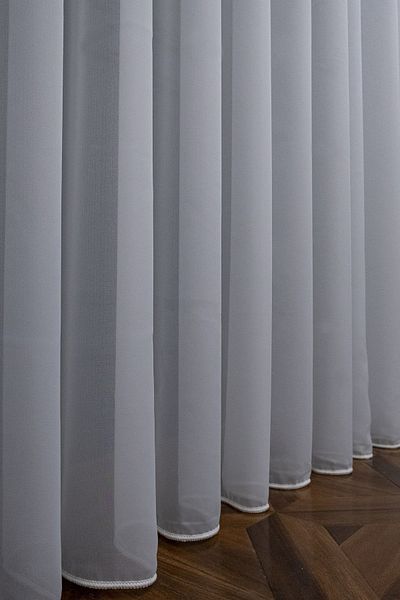 farbateks Off White Ecru Plain Plain Crepe Style Design Tulle 1e3layer Tight Pleated Tulle Curtain
