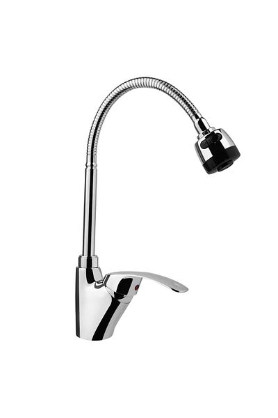 SANITEC Baterie Pentru Bucatarie Cu Pipa Flexibila Sn0017, Monocomanda