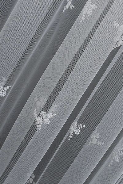 farbateks Grek Spread Embroidered Design Elegant New Fashion Pattern 2 Layers Pleated Tulle Curtain
