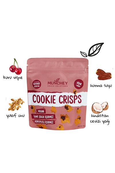MUNCHEY 40Gr 12 Cherry Cookie Crisps