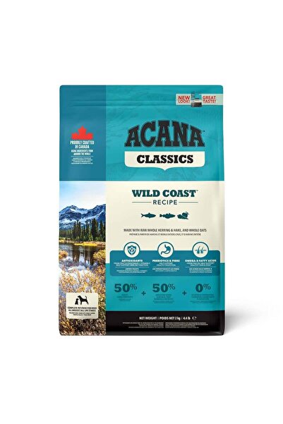 Acana Classics Wild Coast Düşük Tahıllı Balıklı ve Sebzeli Yetişkin Köpek Maması 2 Kg