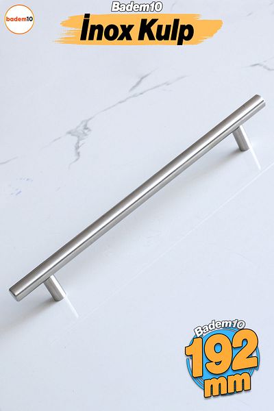 Badem10 Rosemary 192 Mm Inox Metal Club Bucătărie Sertar Uși Butoane