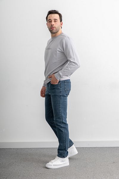 Yüksel Ergül Ανδρικό τζιν παντελόνι με άνετη εφαρμογή Premium υφασμάτινο Battal Kroseç