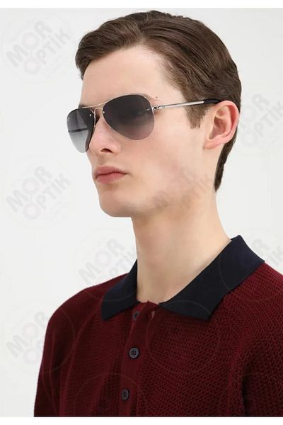 Ray-Ban Purple Optical Rb3449 003/8g (59 Size) Adult Frameless Drop Aviator