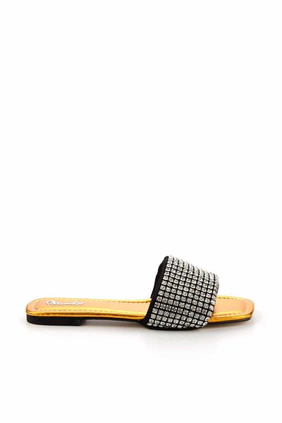 Bambi Metallic Orange Women's Slippers K04284008609