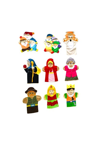 Laylay Toys El Kuklası Masal Kahramanları Anaokulu Çocuk El Kuklası