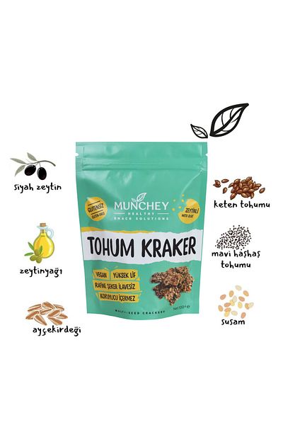 MUNCHEY 100 Gr 3-Piece Olive Seed Cracker Set