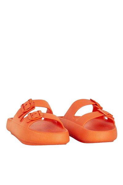 Liger Ελαφριές παντόφλες Eva Unisex Eva - Διπλή αγκράφα, Πορτοκαλί