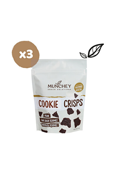 MUNCHEY 3'lü Cookie Crisps 100 gr