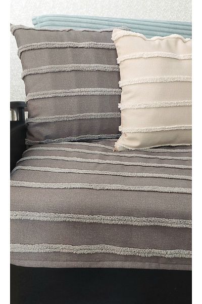 baladı home ev tekstil home collection Line Design Sofa Cover 80X190 cm Size One Piece