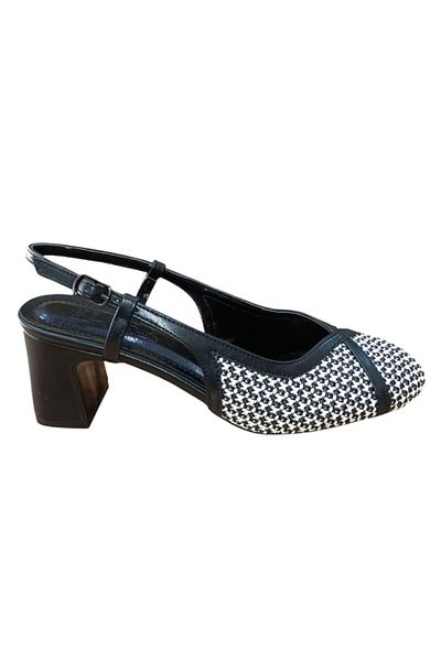 BİLENER Flora 3011 Women's Straw Thick Heeled Back Open Shoes