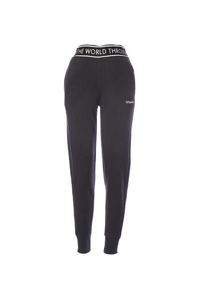 hummel Siyah Kadın Standart Bel Regular Fit Desenli Pantolon 931953-2001 HMLB...