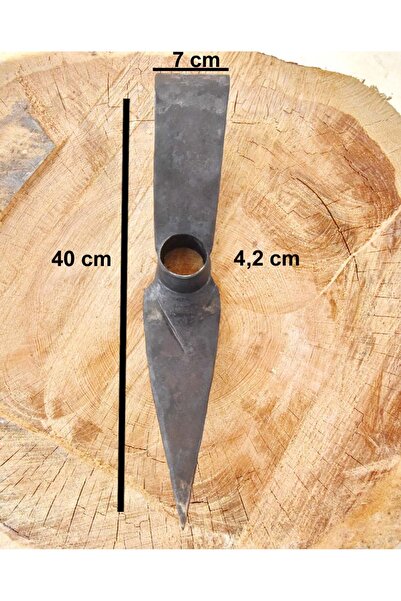 TAPAN BIÇAĞI Tapan Bağ Bahçe Kazması 40X7 cm Tek Parça Kaynaksız el yapımı dövme