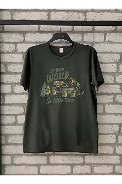 PERSONELİTY So Much World so Little Time Printed T-Shirt