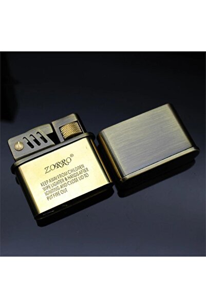 Zorro Sm-549T Benzinli Retro Çakmak Bronz