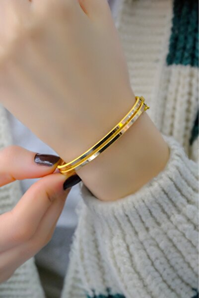 aytekgold İkili Ajda Bilezik Kelepçe