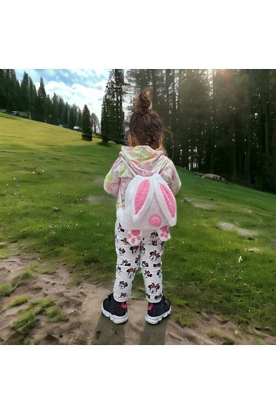Mellito Toyzz Cute Plush Rabbit Ear Children's Backpack & Gift 28 cm X 35 cm