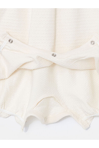 LC Waikiki Lcw Baby Baby Girl Basic Combed Cotton Romper